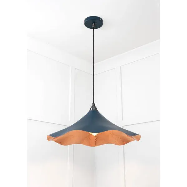 Smooth Copper Flora Pendant in Dusk | From The Anvil