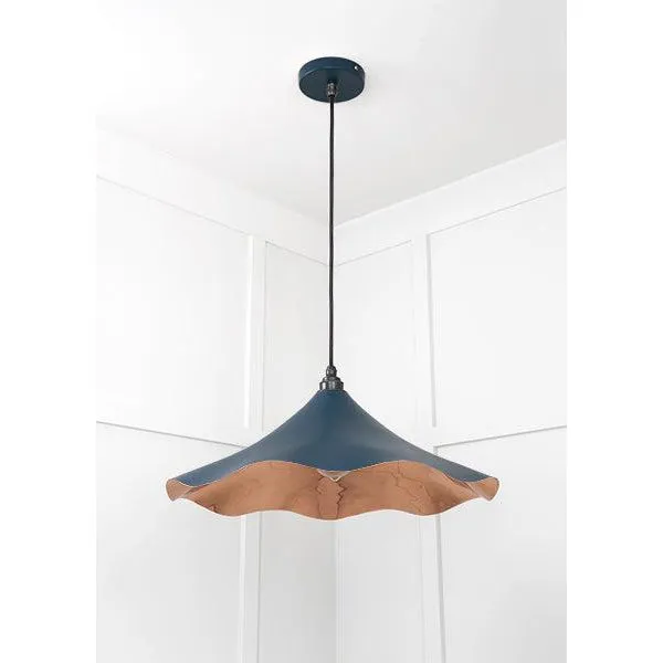 Smooth Copper Flora Pendant in Dusk | From The Anvil
