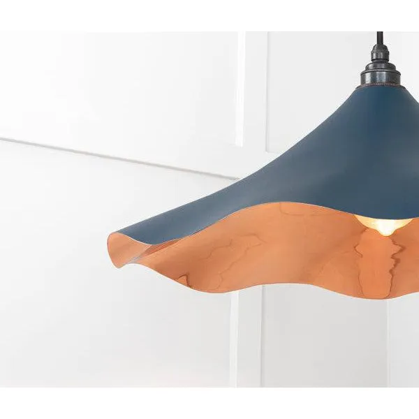 Smooth Copper Flora Pendant in Dusk | From The Anvil