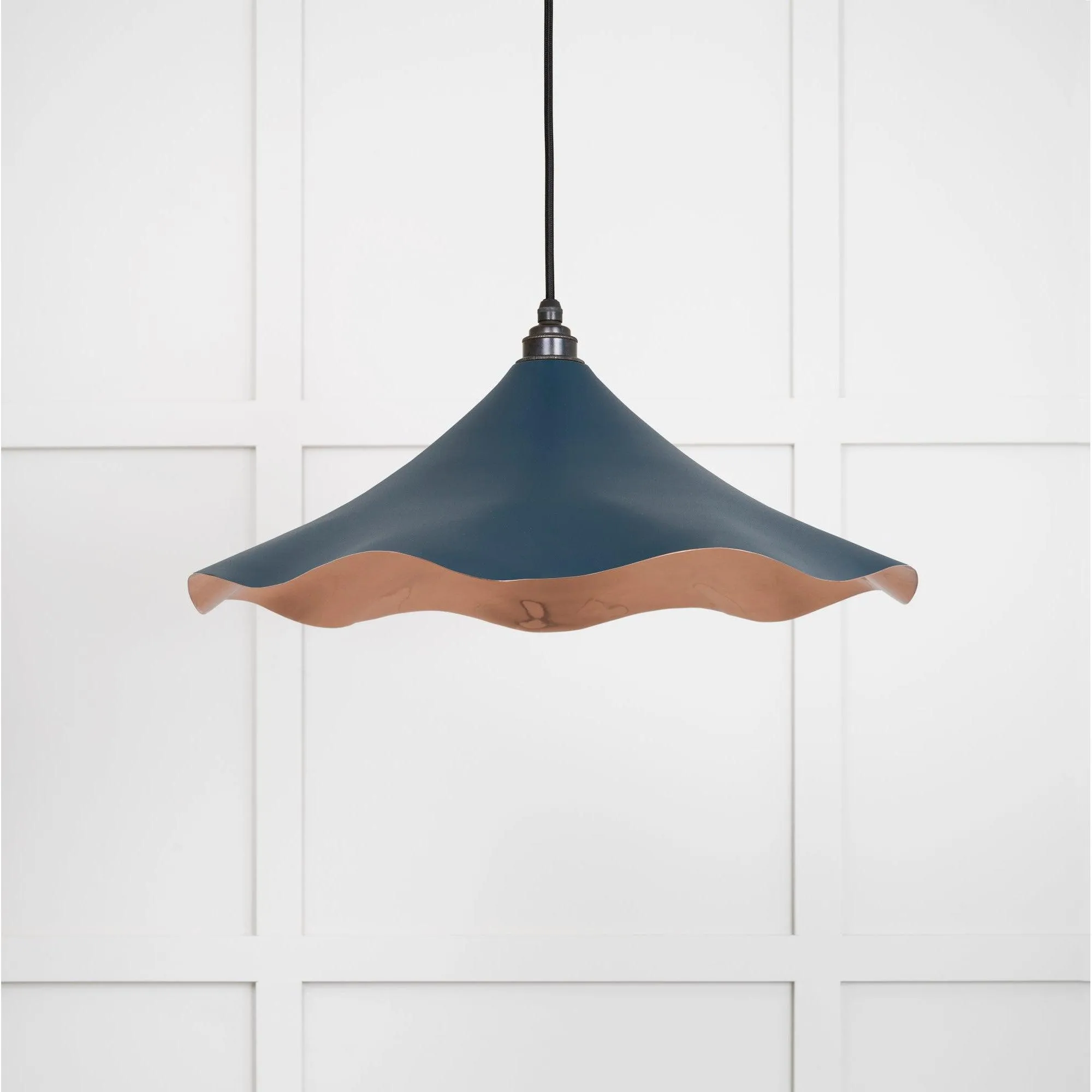 Smooth Copper Flora Pendant in Dusk | From The Anvil