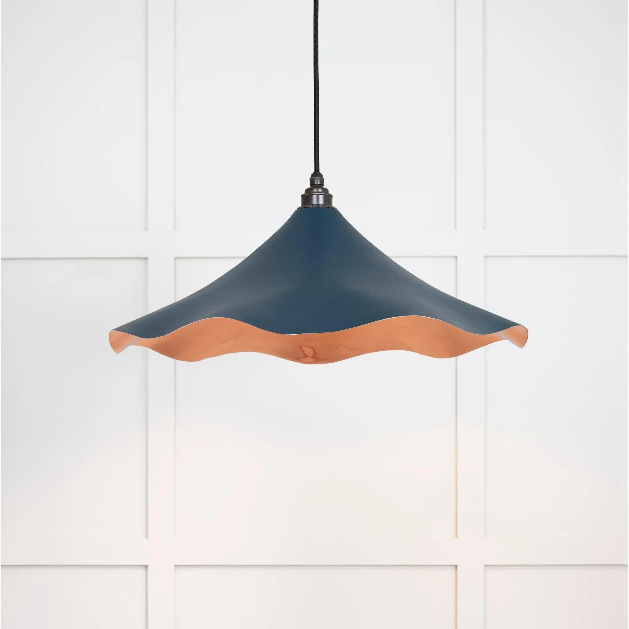 Smooth Copper Flora Pendant in Dusk | From The Anvil