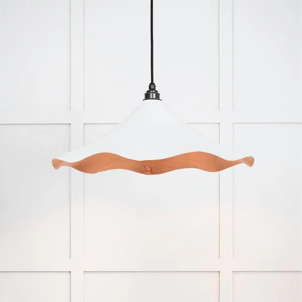 Smooth Copper Flora Pendant in Flock | From The Anvil