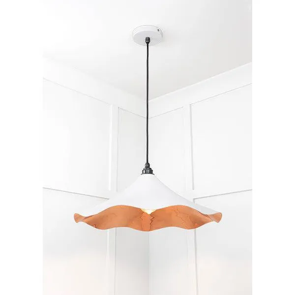Smooth Copper Flora Pendant in Flock | From The Anvil