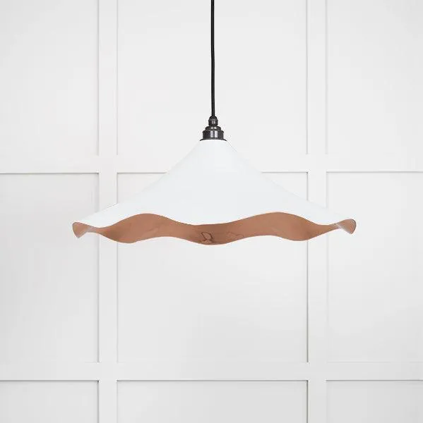 Smooth Copper Flora Pendant in Flock | From The Anvil