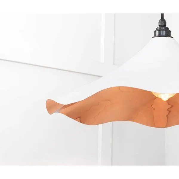 Smooth Copper Flora Pendant in Flock | From The Anvil