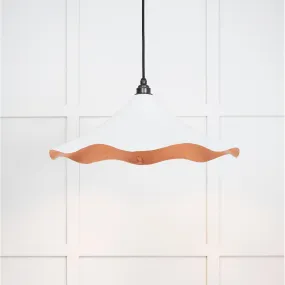 Smooth Copper Flora Pendant in Flock | From The Anvil