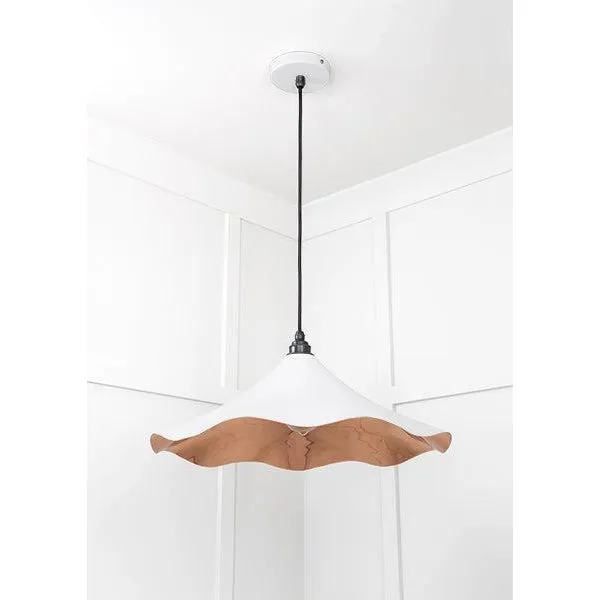 Smooth Copper Flora Pendant in Flock | From The Anvil
