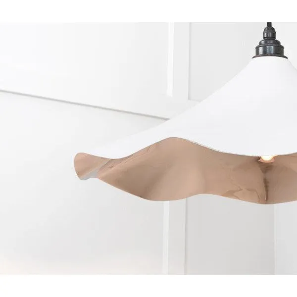 Smooth Nickel Flora Pendant in Flock | From The Anvil