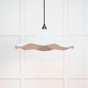 Smooth Nickel Flora Pendant in Flock | From The Anvil