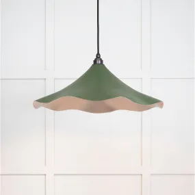 Smooth Nickel Flora Pendant in Heath | From The Anvil