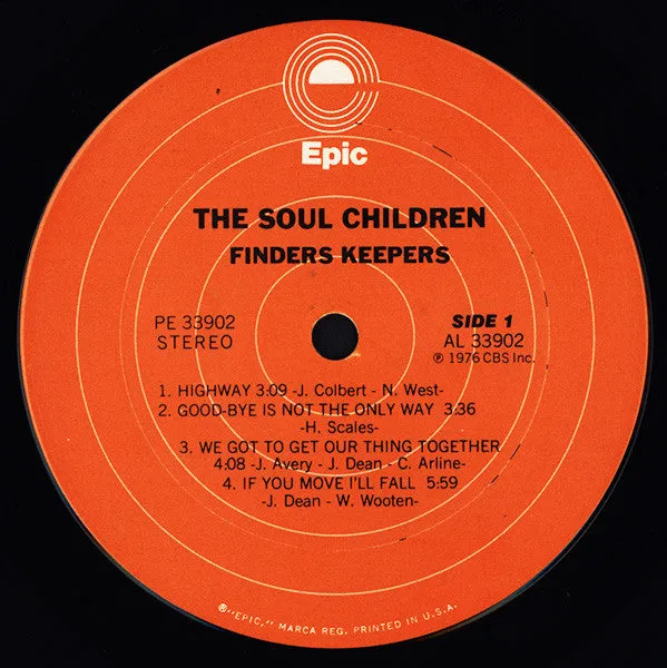 Soul Children - Finders Keepers (LP, Album) (VG)