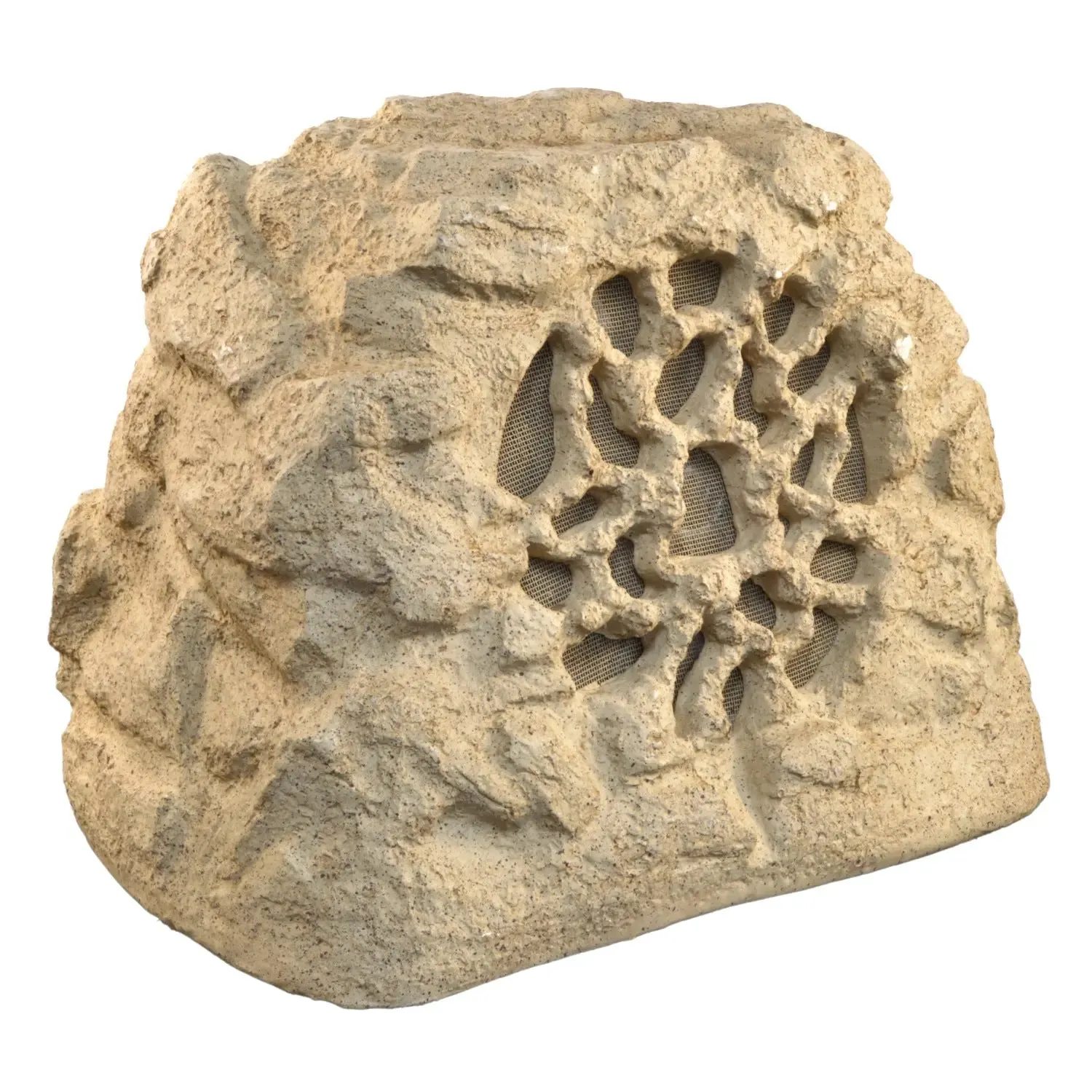 Speakercraft Ruckus 8 One  8" 120W Outdoor Water Resistant Rock Speaker Sandstone