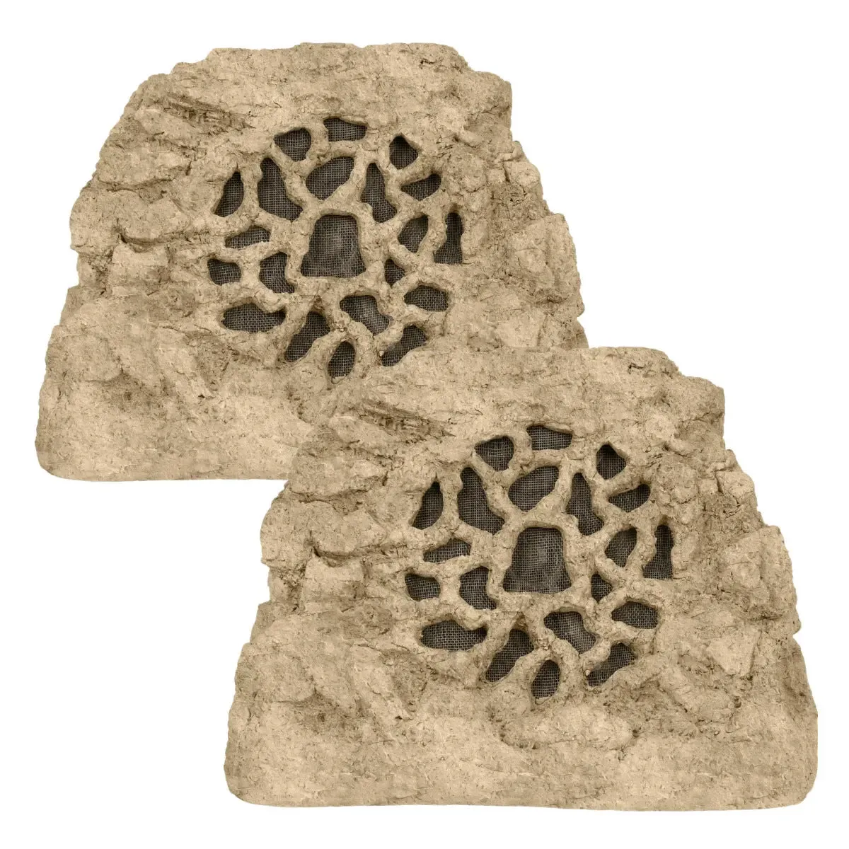 Speakercraft Ruckus 8 One  8" 120W Outdoor Water Resistant Rock Speaker Sandstone