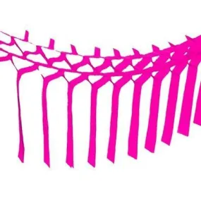 Tissue Streamer Garland - Cerise