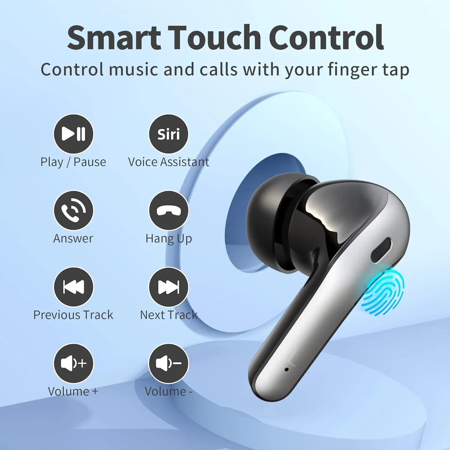 True Wireless Earbuds With Charging Case