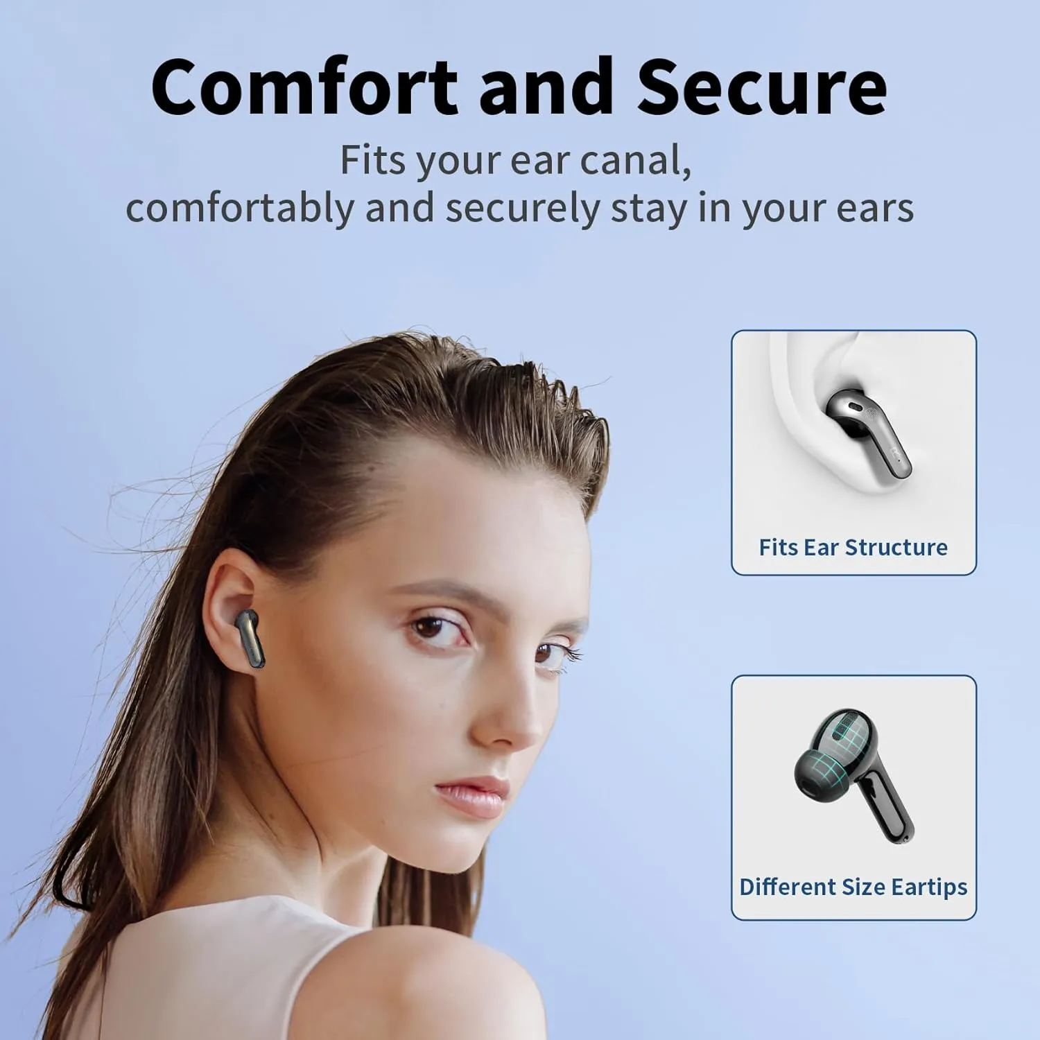 True Wireless Earbuds With Charging Case
