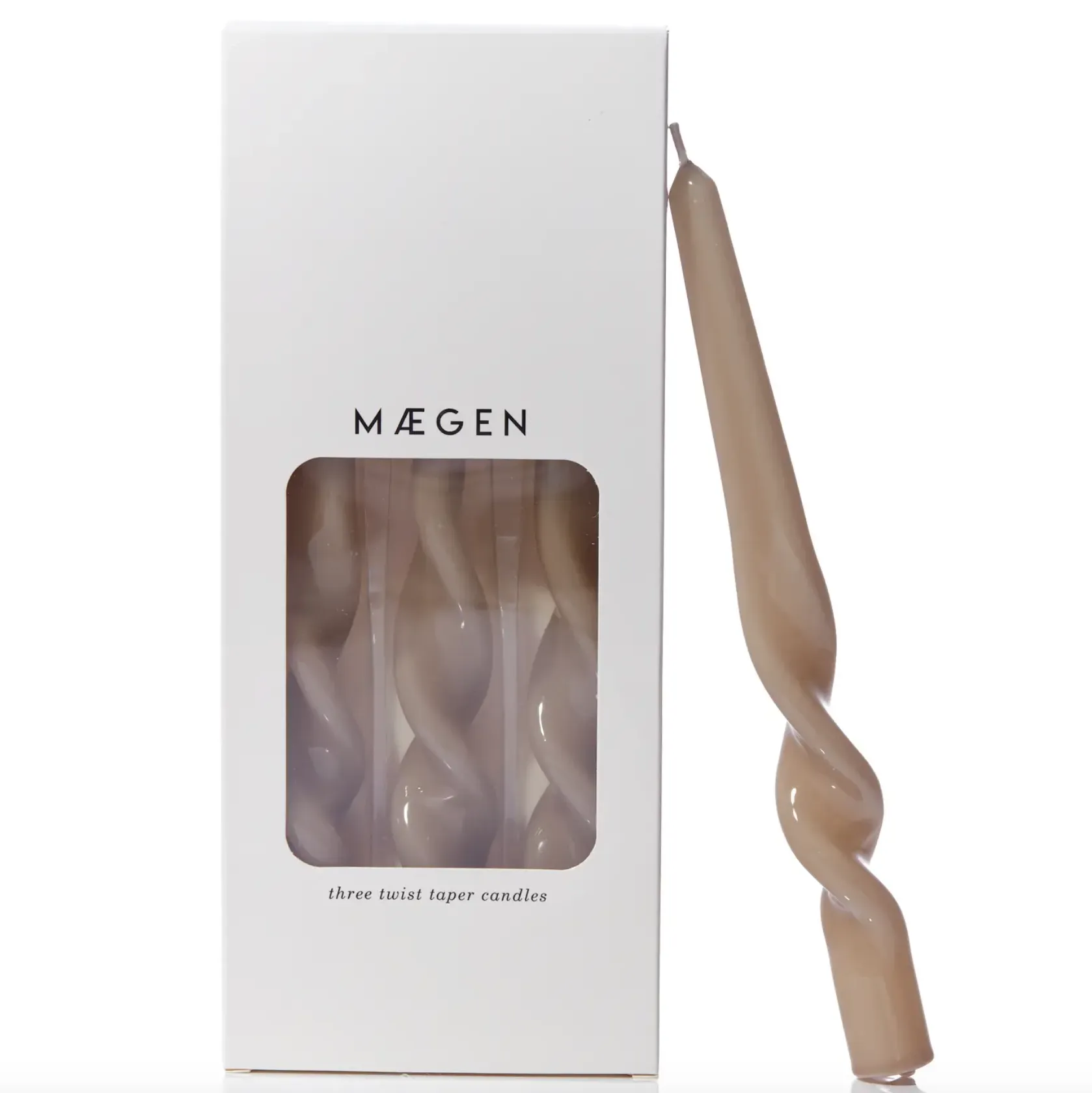 Twisted Taper Candle - 3 Pack