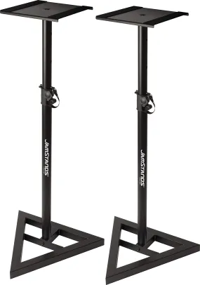 Ultimate Support JS-MS70 - JamStands Adjustable Monitor Stand PAIR, Black [Special Order]