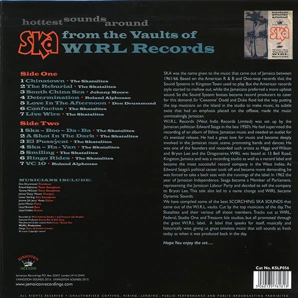 V/A "Ska From The Vaults Of WIRL Records" LP