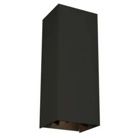 Vex 12 In. LED Outdoor Wall Sconce 199 Lumens 3000K Black Finish