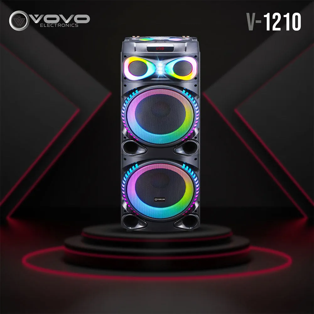 VOVO V-1210 Party RGB Portable Speaker 1.0
