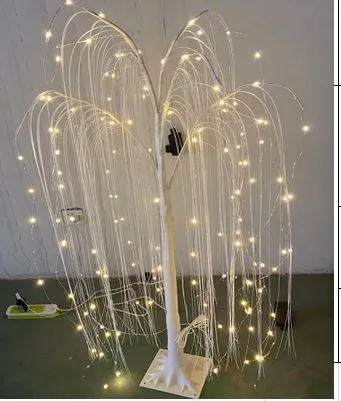 White Willow Tree W/ 216 Warm White LEDs - 4 Feet High