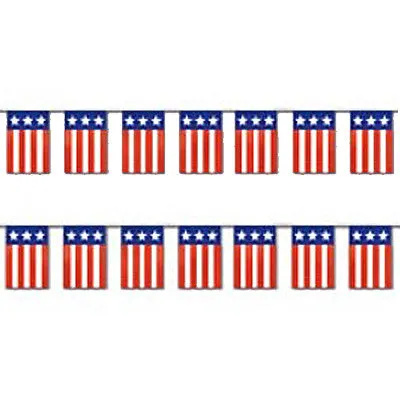 Yankee Doodle 9"x12" Pennants Streamers String