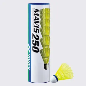 Yonex Mavis 250 / Yellow/ Medium Speed / Nylon Shuttlecocks